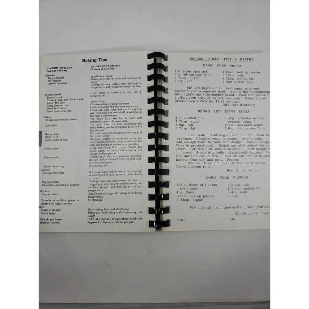 Community Favorites Cookbook 1982 Halifax United Methodist Women Constitution NC